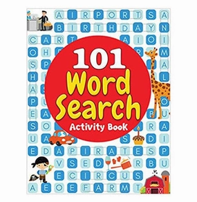 101 Word Search Activity Book: Large Grid Word Search Puzzles for Kids With Attractive Illustrations [Paperback] Wonder House Books