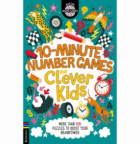 10:MINUTE NUMBER GAMES FOR CLEVER KIDS: MORE THAN 100 PUZZLES TO BOOST YOUR BRAINPOWER [Paperback] Moore Dickason Gareth Chris