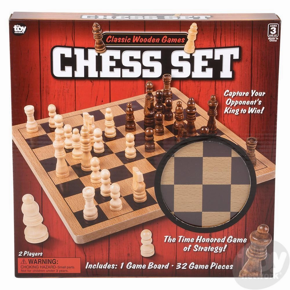 10" Wooden Chess Set