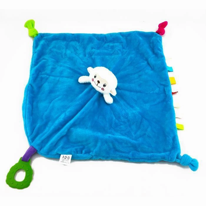 123 Grow Blankie Pal - Lamb - Blue