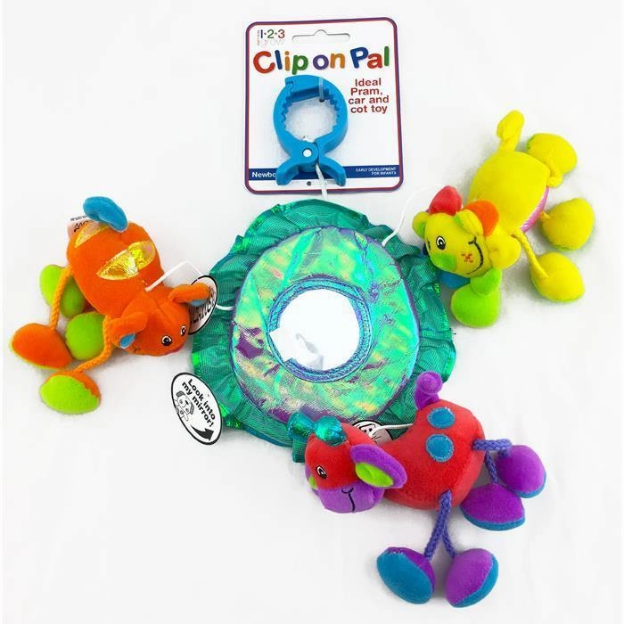 123 Grow Clip on Pal - Jungle Babies