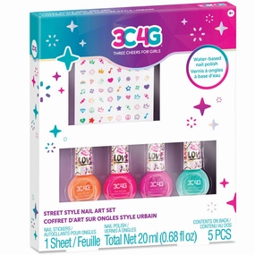 3C4G Graffiti Collection Street Style Nail Art Kit
