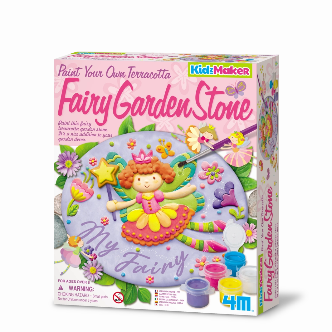 4M Kidz Maker Fairy Garden Stone Painting