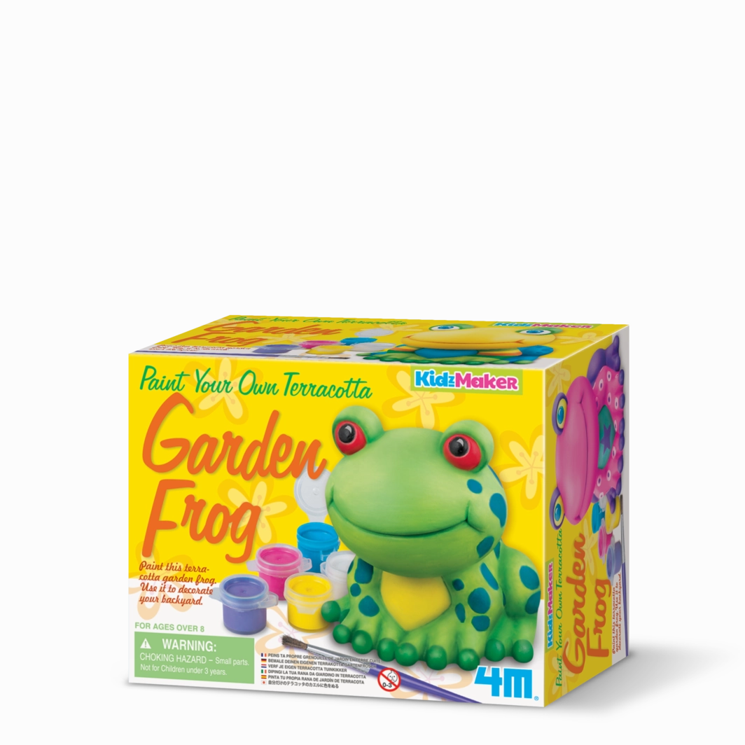 4M Kidz Maker Paint Your Own Terracotta Garden Frog