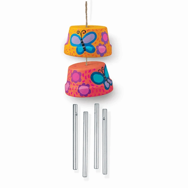 4M Make and Paint Your Own Terracotta Wind Chime Kit for Ages 8 and Up