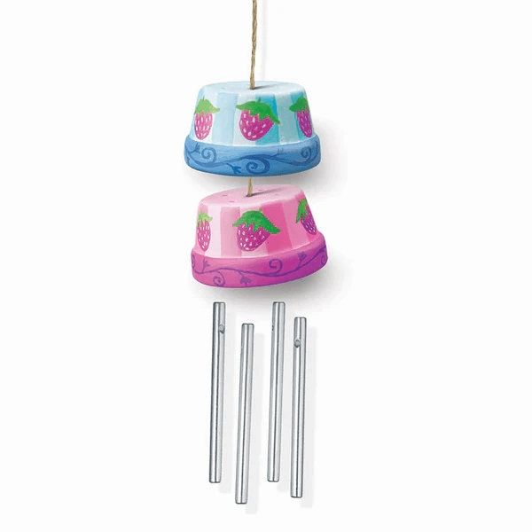 4M Make and Paint Your Own Terracotta Wind Chime Kit for Ages 8 and Up