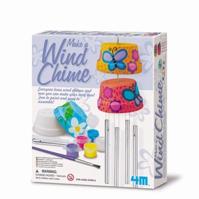 4M Make and Paint Your Own Terracotta Wind Chime Kit for Ages 8 and Up