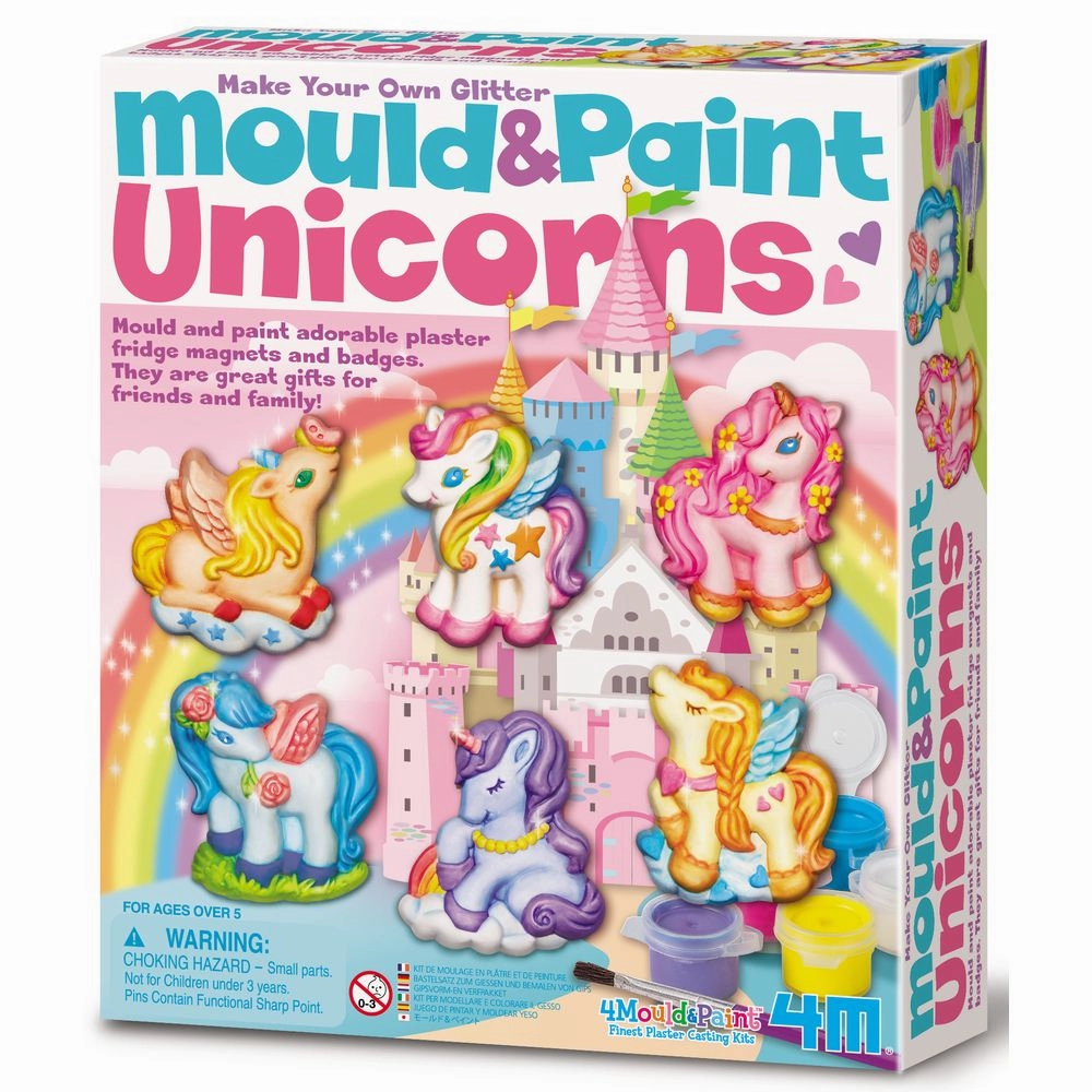 4M Mould & Paint Unicorns