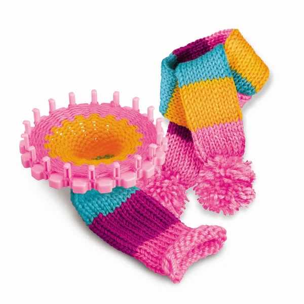 4M STEAM Powered Kids First Knitting & Crochet Kit for Ages 5 and Up
