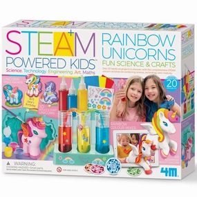 4M Steam Powered Kids Rainbow Unicorns Science Kit