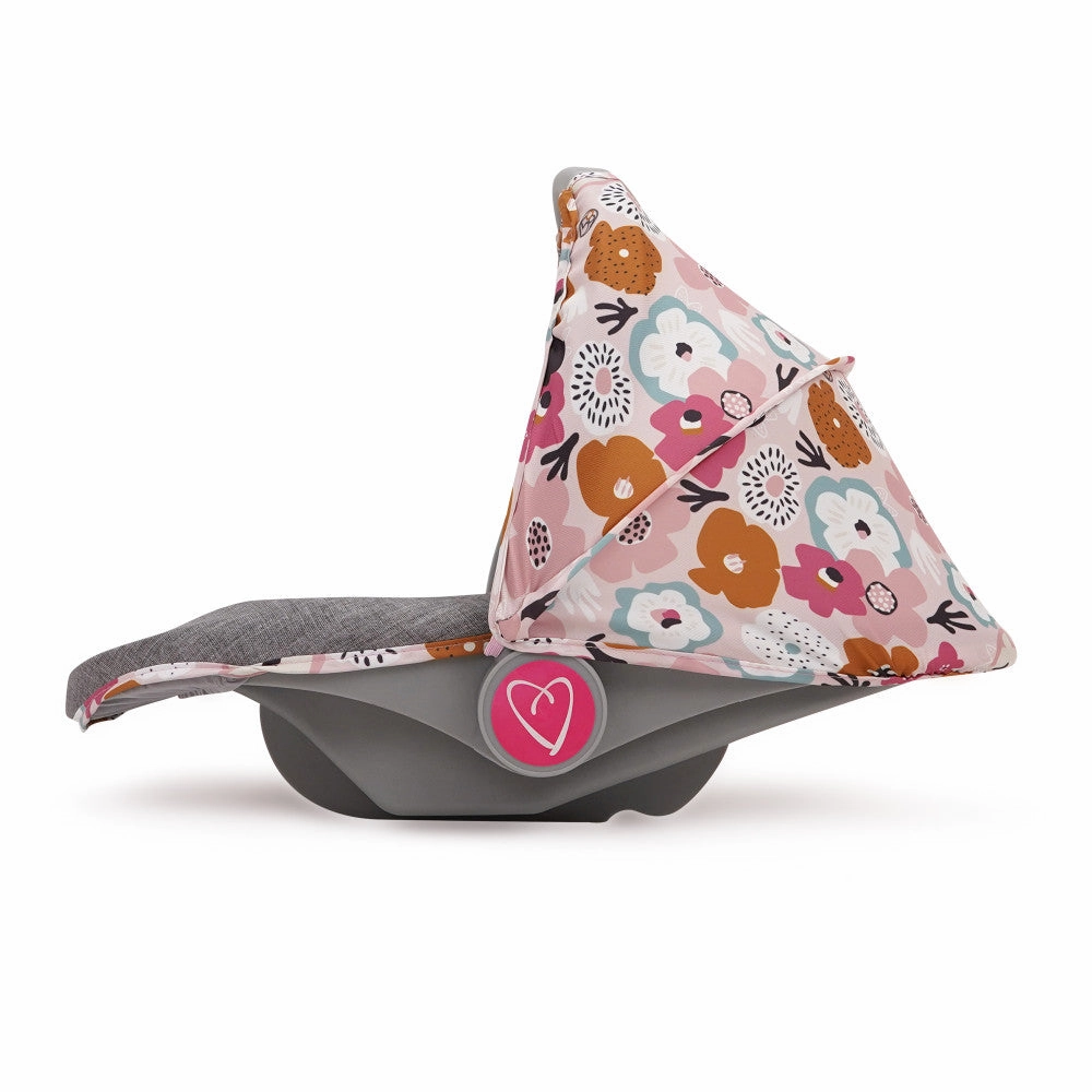 509 Crew Melange Flora 3-in-1 Doll Car Seat - Vibrant Play Accessory for Kids 3 