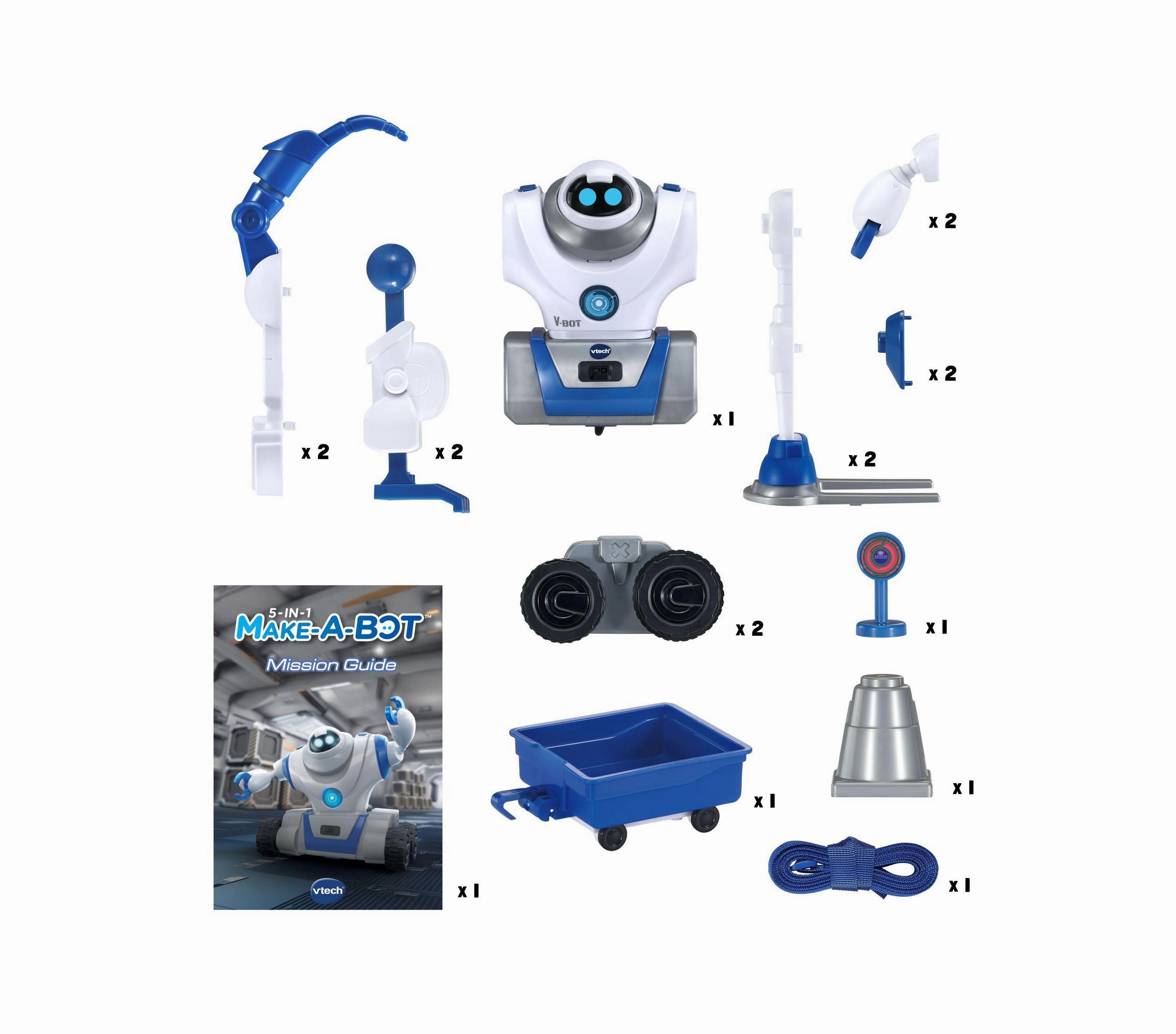 5-IN-1 MAKE-A-BOT Transformable Mission Robot