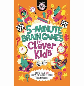 5:MINUTE BRAIN GAMES FOR CLEVER KIDS [Paperback] Moore Dickason Gareth Chris
