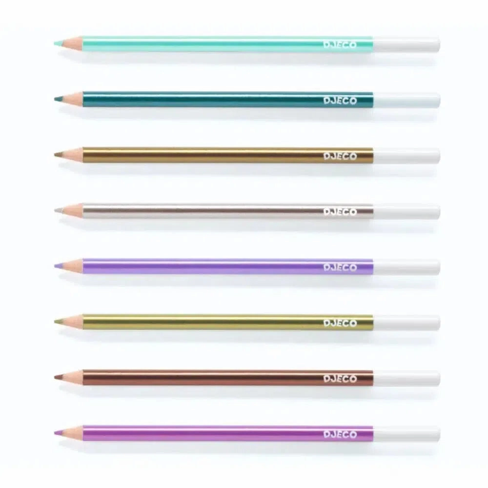 8 Metallic Pencils