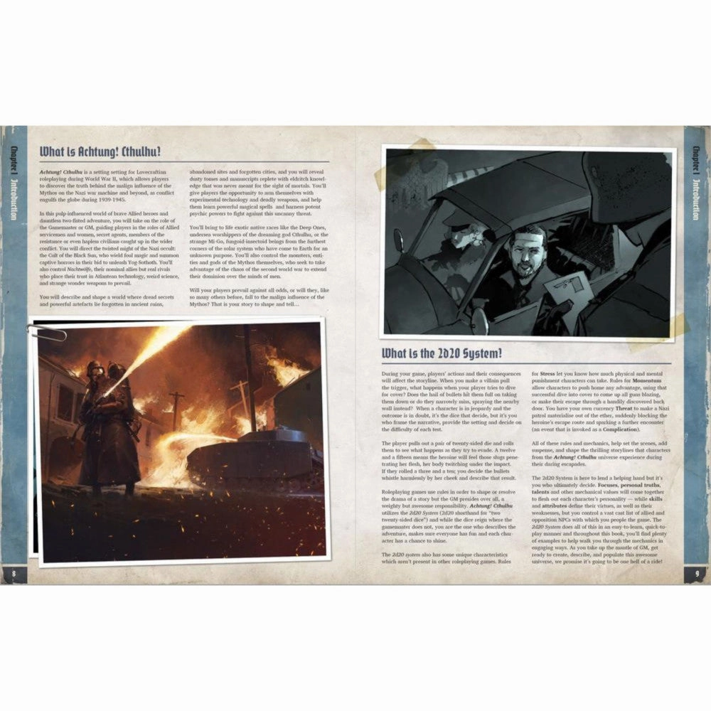 Achtung! Cthulhu 2d20: Gamemaster's Guide - RPG Strategy Book