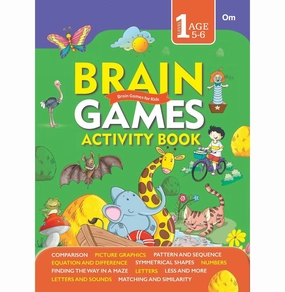 Activity Book : Brain Games Activity Book Level : 1: Brain Games Activity Book Level 1: Binder 1 [Paperback] Om Books Editorial Team
