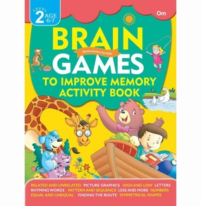 Activity Book : Brain Games to Improve Memory Activity Book Level 2 [Paperback] Om Books Editorial Team