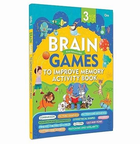 Activity Book: Brain Games to Improve Memory Activity Book Level 3 [Paperback] Om Books Editorial Team