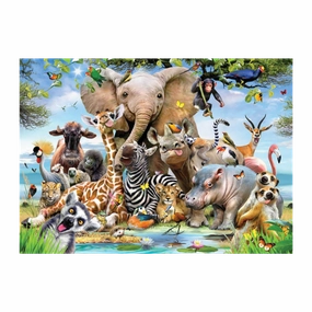 Africa Selfie 1000 Piece Puzzle
