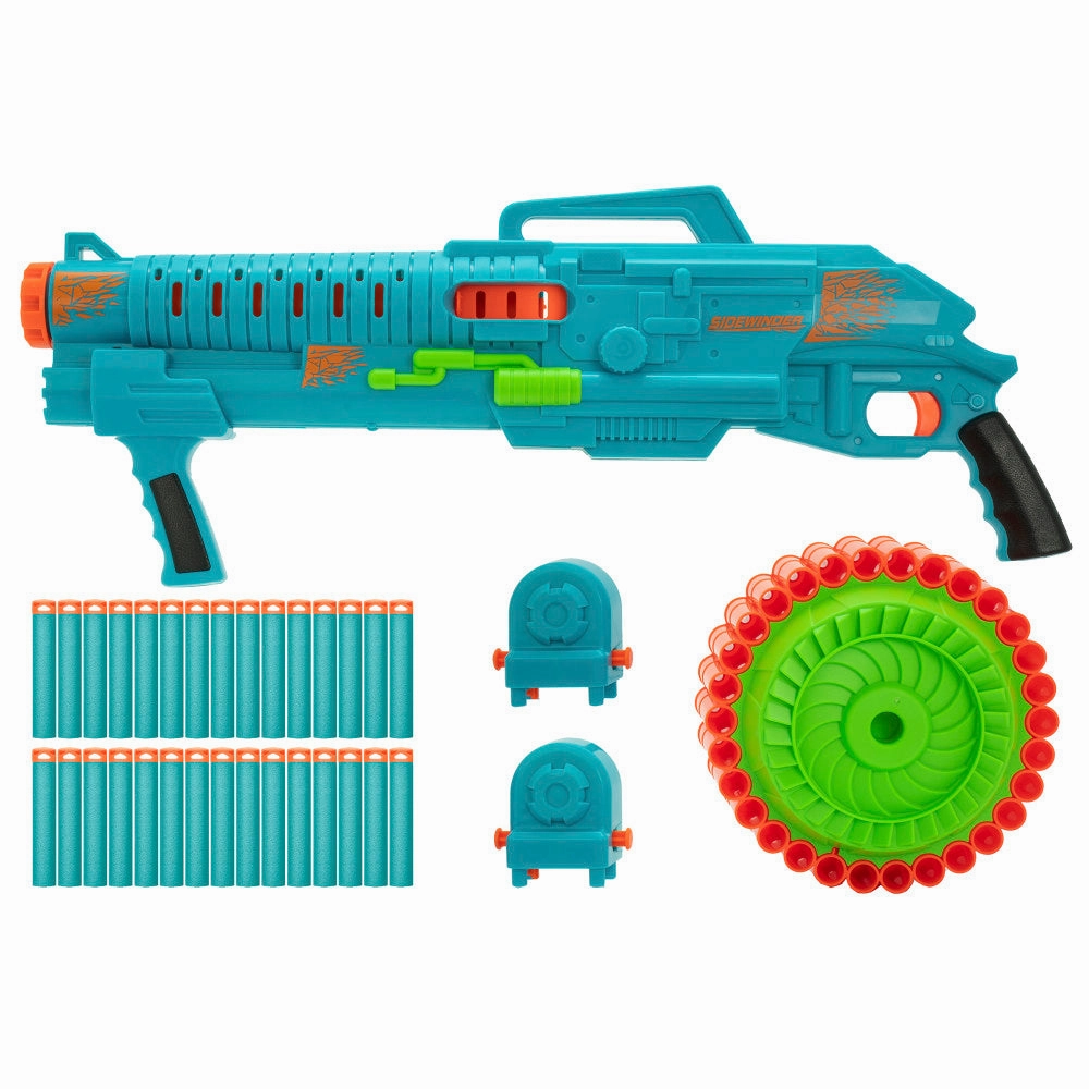 Air Warriors Sidewinder Dart Blaster: Rapid-Fire, Pump-Action Fun, Ages 6 