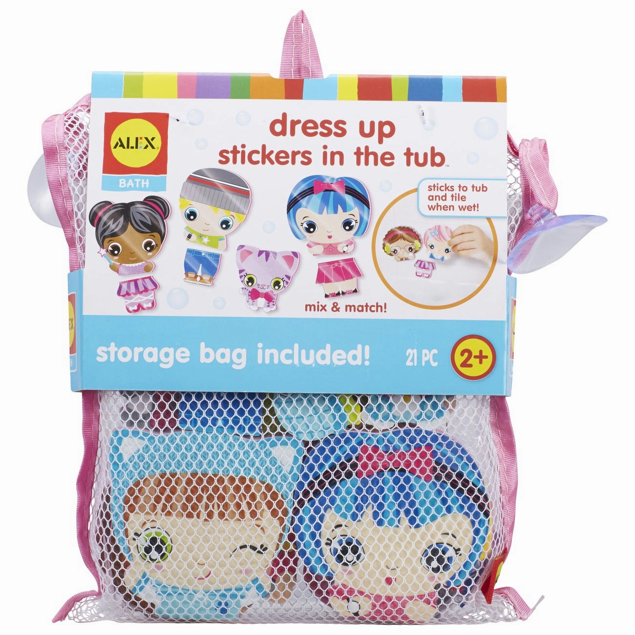 Alex Bath Dress Up Fashion Stickers In The Tub