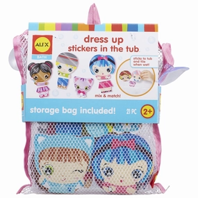 Alex Bath Dress Up Fashion Stickers In The Tub