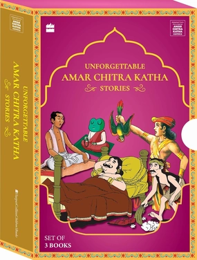 Amar Chitra Katha Unforgettable Amar Chitra Katha Story Book (boxset 4) for ages 7 