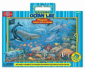 Amazing Ocean Life Magnetic Puzzle & Playboard