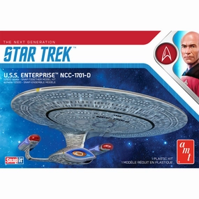 AMT Star Trek U.S.S. Enterprise NCC-1701-D 1:2500 Scale Model Kit