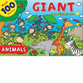 Animals Giant Colouring Pad