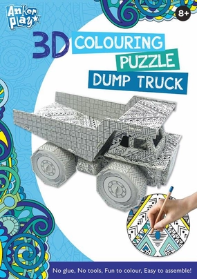 Anker Play 3D Colouring Puzzle Dump Truck
