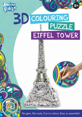 Anker Play 3D Colouring Puzzle Eiffel Tower