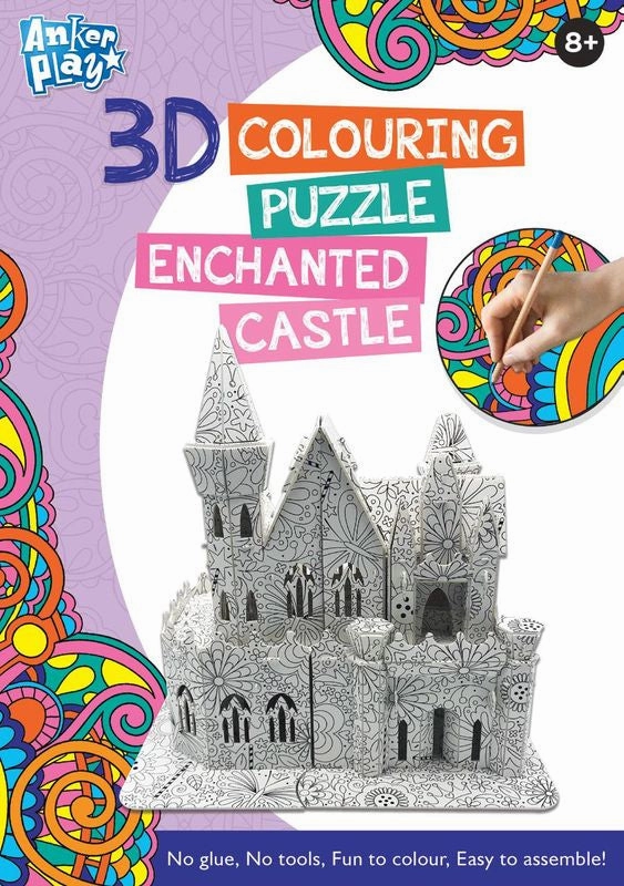 Anker Play 3D Colouring Puzzle Enchanted Castle