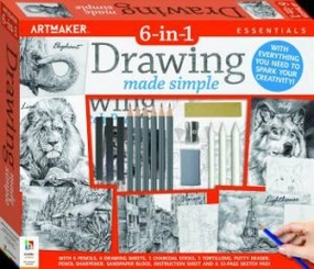 Art Maker Essentials: 6-In-1 Drawing Kit