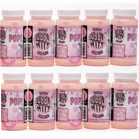 Atomic Bubbles Bubble Love Bubblegum Scented Bubbles, 10-Pack