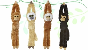 AURORA NATURAL HANGING MONKEYS ASSORTED COLOURS