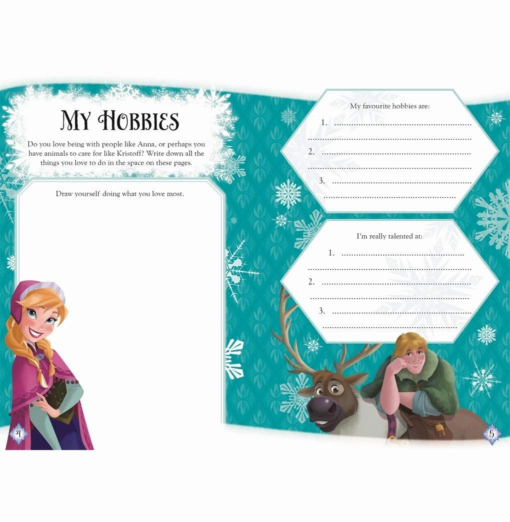 Autumn Disney Frozen Elsa's Activity Journal 80 Pages Parragon Publishing India