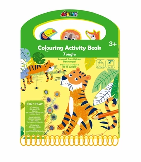 Avenir Colouring Activity Book Jungle
