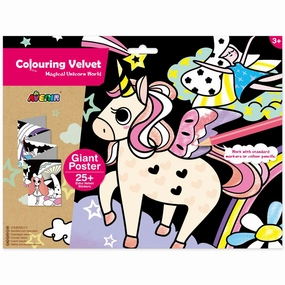 Avenir Colouring Velvet Magical Unicorn World