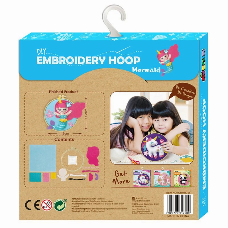 Avenir Diy Embroidery Hoop Mermaid