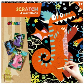 Avenir Scratch Art 4 Magic Dragons