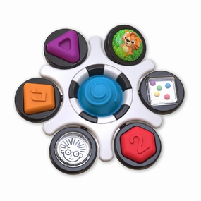 Baby Einstein Curiosity Clutch Twist & Pop Rattle Teether Infant Toy