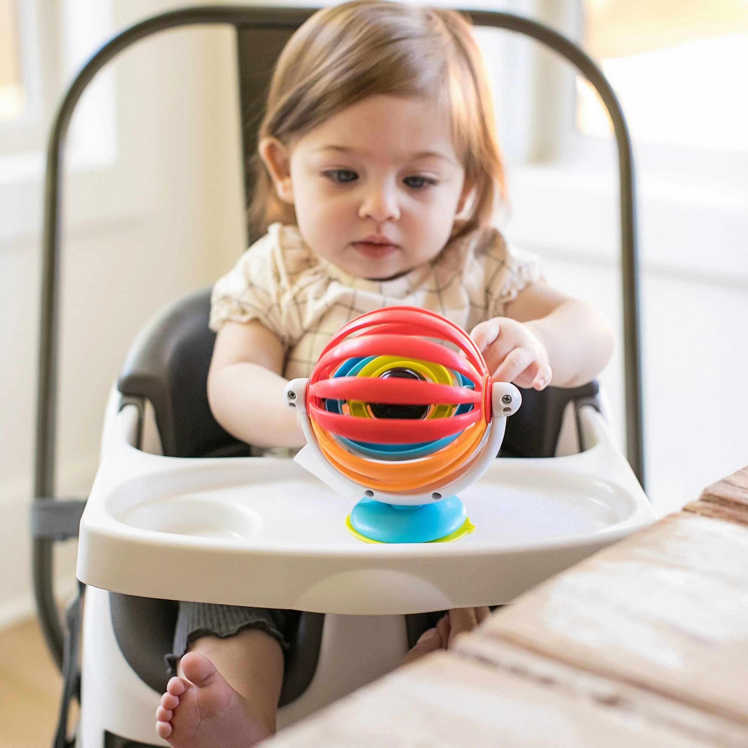 Baby Einstein Sticky Spinner Activity & High Chair Toy