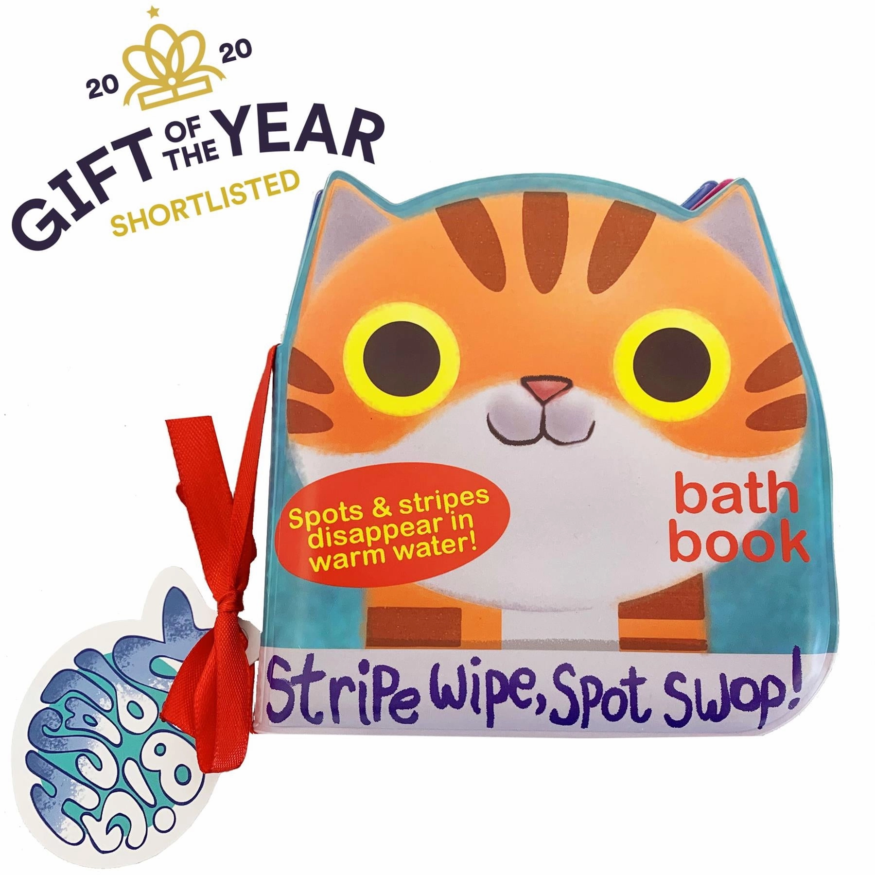 Baby's Magic Bath Book with Disappearing Design - Animal OR Dinosaur