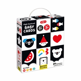 Banana Panda High Contrast Baby Cards  Cognitive Development Set