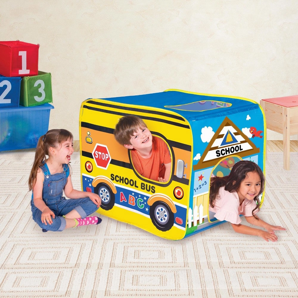 Banzai My Little School House Play Tent  Interactive Learning Fun