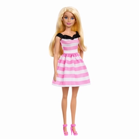 Barbie 65th Core Anniversary Doll Pink/White Dress