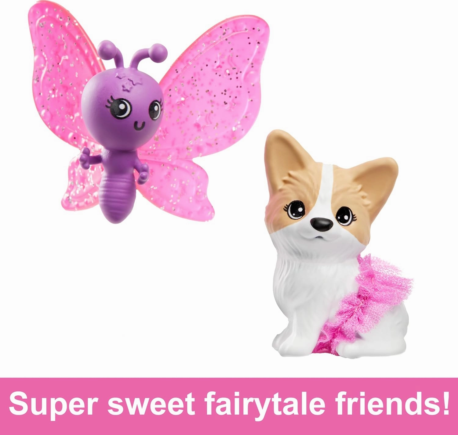 Barbie 7-Inch Long Hair Brooklyn Doll With 2 Fantasy Pets & Dress, From A Touch Of Magic For Kids Ages 3 
