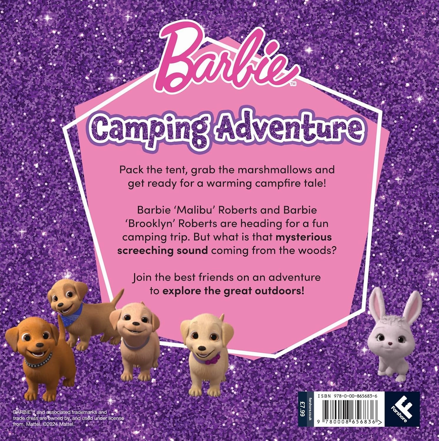 Barbie Camping Adventure Picture Book for Ages 18 months Above