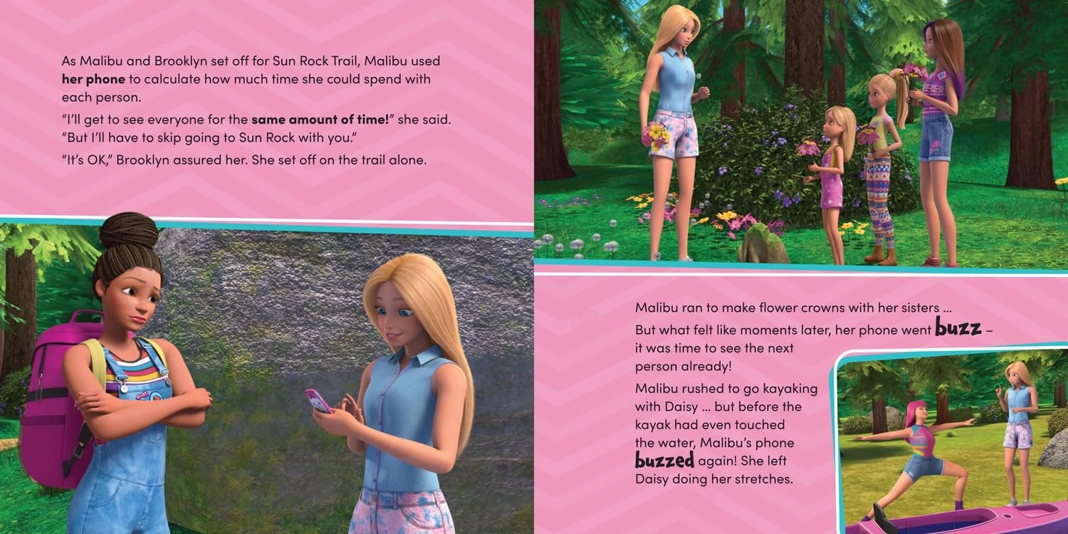 Barbie Camping Adventure Picture Book for Ages 18 months Above